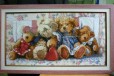 Картина вышивка крестом Семья медведей 31х58 см в городе Орехово-Зуево, фото 1, Московская область