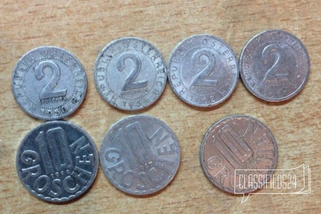 Монеты Австрии в городе Шатура, фото 1, стоимость: 220 руб.