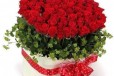 Алые розы 101 штука 70 см в городе Казань, фото 1, Татарстан