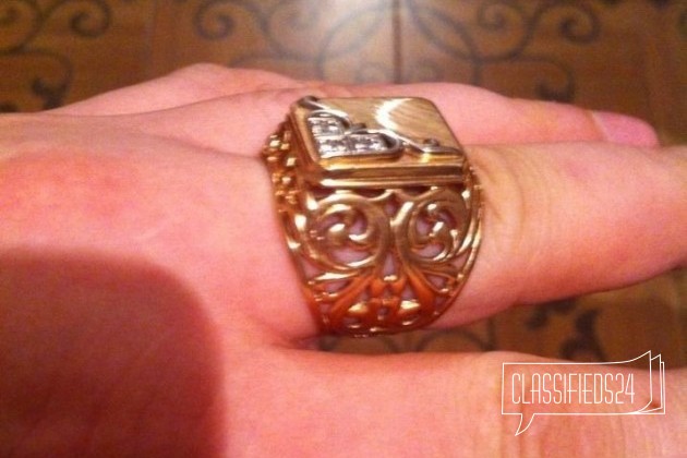 Золотой мужской перстень в городе Оренбург, фото 3, телефон продавца: +7 (961) 911-10-70