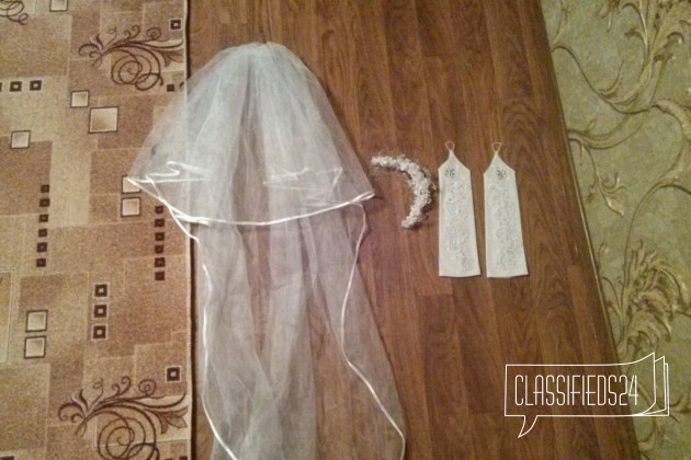 Свадебная фата, перчатки, ободок в городе Стерлитамак, фото 1, Другое