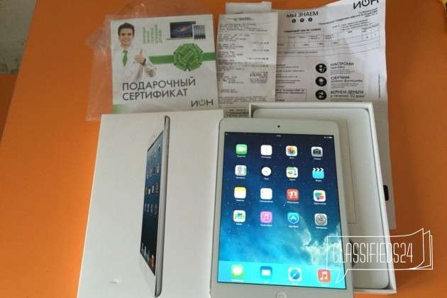 iPad mini 16GB wifi + 3G iOS 7 в городе Сергиев Посад, фото 1, Планшеты