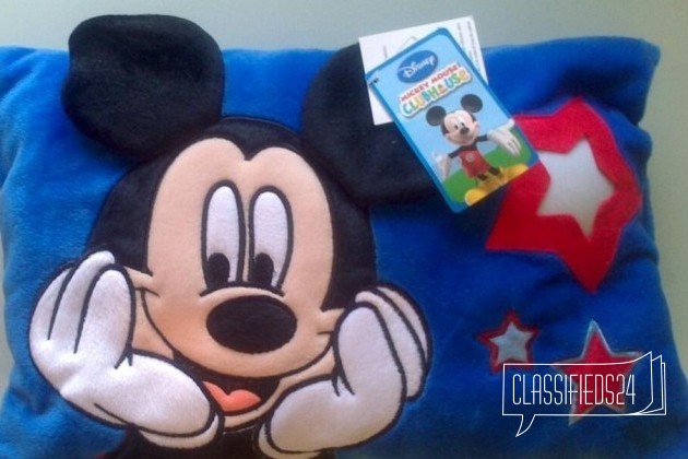 Подушка игровая Микки Disney в городе Екатеринбург, фото 1, телефон продавца: +7 (912) 218-41-44