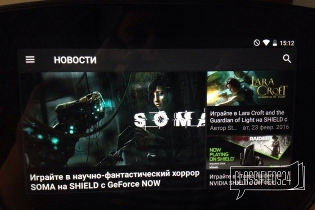 Nvidia shield Portable 16Gb в городе Псков, фото 5, телефон продавца: +7 (911) 375-90-28