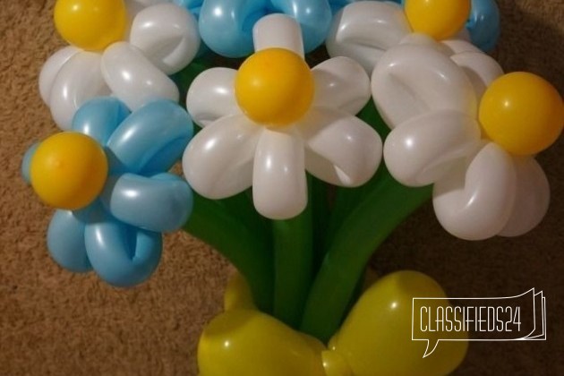 Цветы из воздушных шаров в городе Оренбург, фото 1, телефон продавца: +7 (922) 544-37-58
