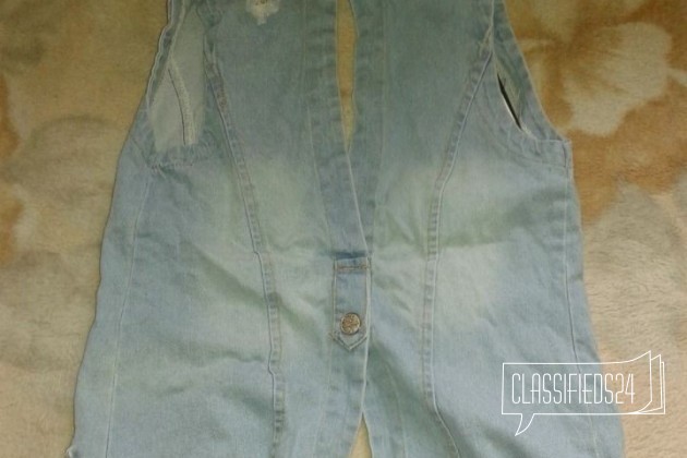 Продам джинсовый жилет в городе Новороссийск, фото 3, телефон продавца: +7 (988) 340-87-61