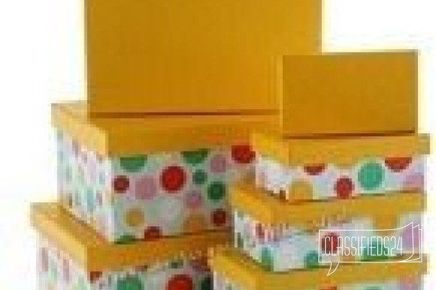 Набор из 10 коробок Яркие шарики, желтый в городе Аксай, фото 1, телефон продавца: +7 (938) 165-85-02