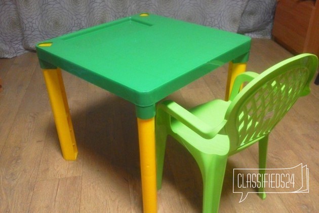 Стол и стульчик детские (пластик) в городе Нижний Новгород, фото 2, Детская мебель