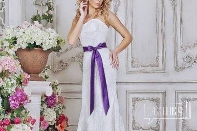 Свадебное кружевное платье в городе Санкт-Петербург, фото 3, стоимость: 15 000 руб.