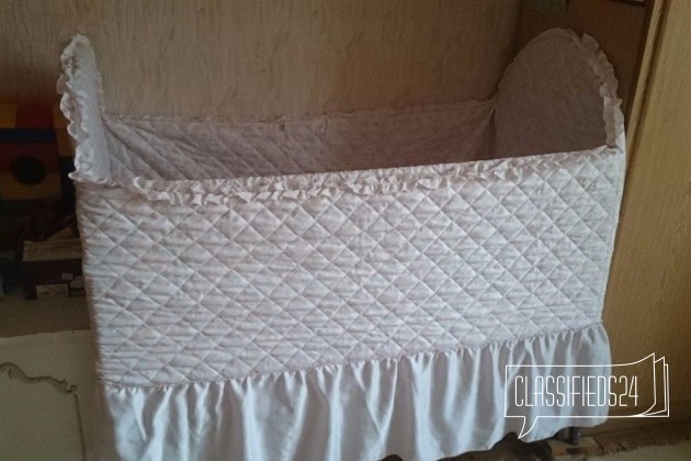 Продаю детскую кроватку манеж б/у в городе Таганрог, фото 2, Детская мебель