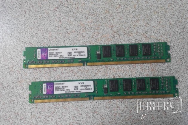 Оперативная память Kingston DDR3 2Gb (2х1Gb) в городе Тверь, фото 1, телефон продавца: +7 (920) 193-23-87
