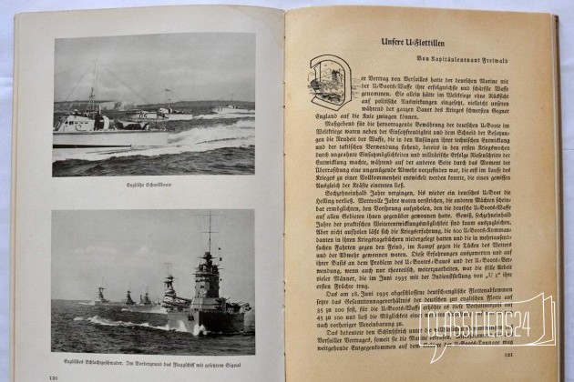 Ежегодник (альманах) Kriegsmarine 1939 в городе Мурманск, фото 4, Мурманская область