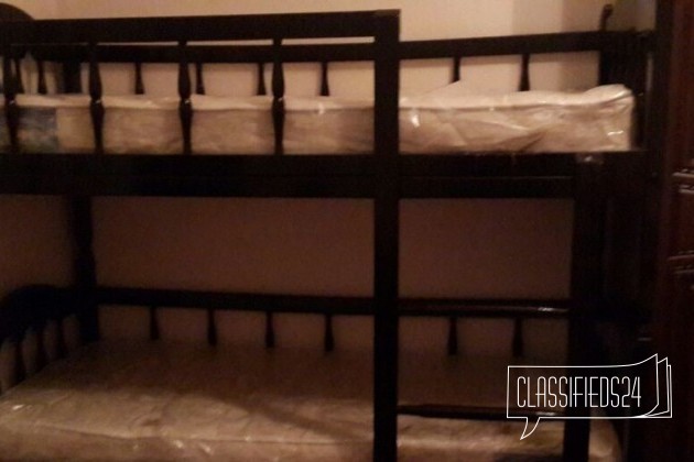 Двухярусная детская кроватка в городе Хасавюрт, фото 1, стоимость: 15 000 руб.