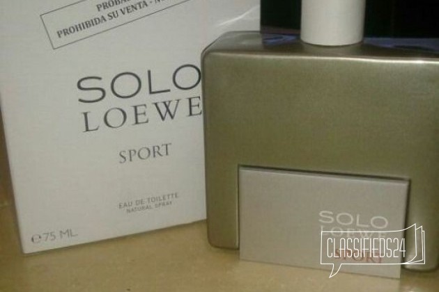 Solo Loewe Sport Тестер оригинал в городе Уфа, фото 1, телефон продавца: +7 (963) 238-15-20