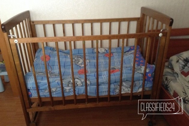 Детская кроватка с комплектом бортов в городе Омск, фото 2, Детская мебель