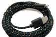 USB кабель в шелковой, прочной оплетке 3м в городе Красноярск, фото 1, Красноярский край