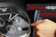 Солидные часы Эмпорио Армани черные в городе Балаково, фото 1, Саратовская область