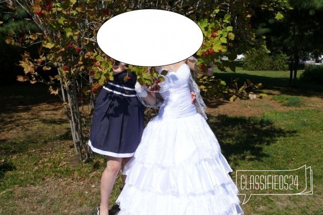 Свадебное платье в городе Искитим, фото 3, стоимость: 7 500 руб.