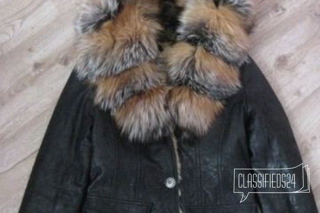 На весну. Утепленная кожаная куртка с лисой. Обмен в городе Пенза, фото 1, стоимость: 4 000 руб.
