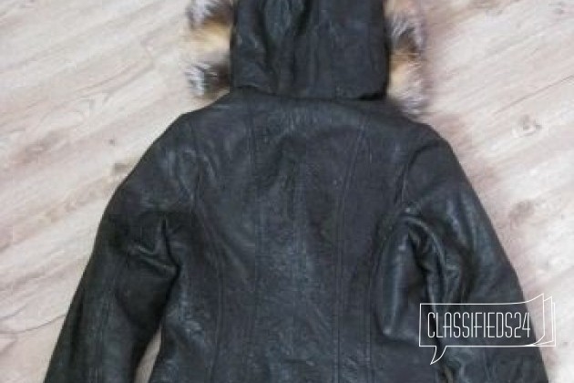 На весну. Утепленная кожаная куртка с лисой. Обмен в городе Пенза, фото 2, Верхняя одежда