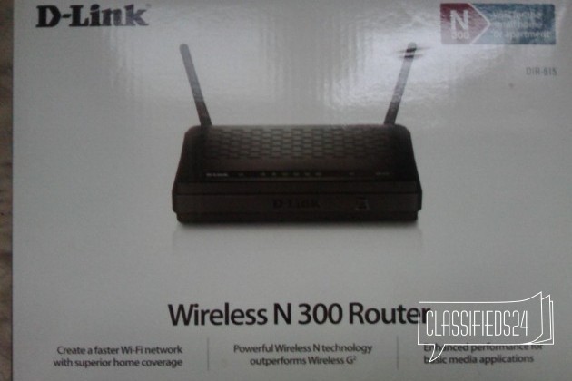 Новый Wi-Fi роутер D-Link N 300 в городе Смоленск, фото 1, телефон продавца: +7 (951) 711-24-11