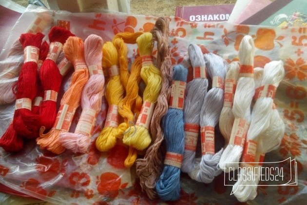 Мулине, нитки для вышивания 18 шт по 20 м в городе Тверь, фото 1, стоимость: 30 руб.