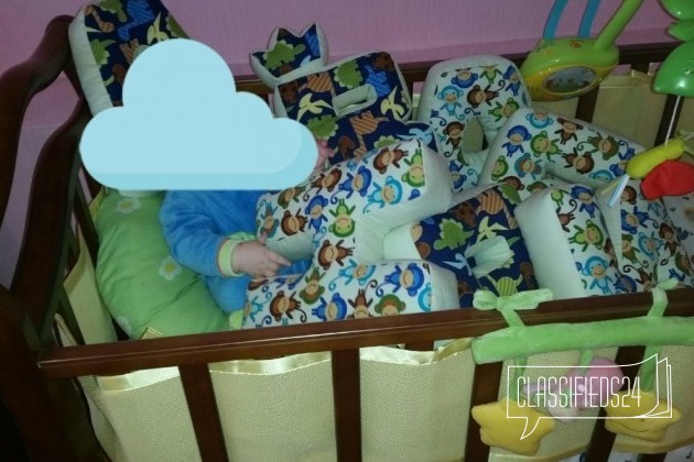 Продам бортики в детскую кроватку в городе Курск, фото 2, Курская область