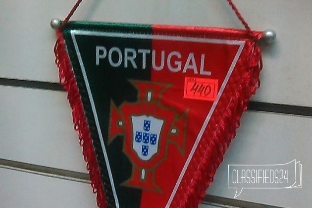 Вымпел с символикой сборной Португалии по футболу в городе Красноярск, фото 1, телефон продавца: +7 (913) 534-22-21