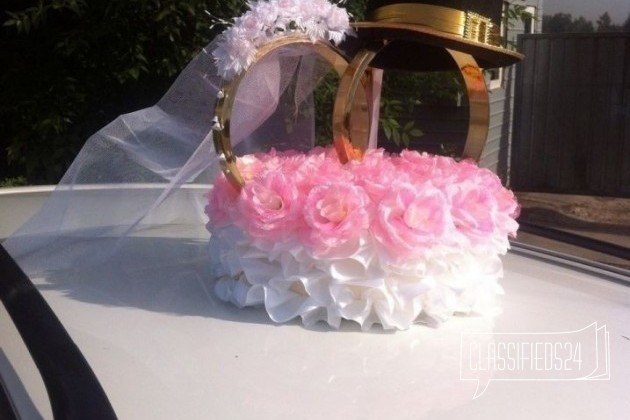 Свадебное украшение кольца на крышу сиреневые в городе Иркутск, фото 5, телефон продавца: +7 (968) 524-91-87