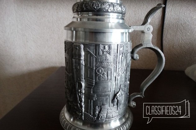 Кружка пивная германия (олово) в городе Оренбург, фото 2, стоимость: 4 000 руб.