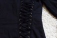 Черная блуза с корсетными завязками сзади в городе Санкт-Петербург, фото 3, стоимость: 200 руб.