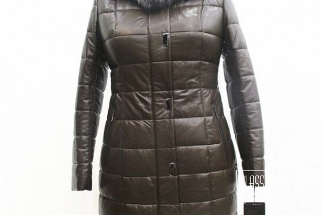 Женское пальто с чернобуркой из эко-кожи (новое) в городе Новосибирск, фото 1, телефон продавца: +7 (913) 780-50-05