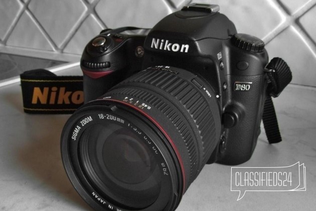 Как новый Nikon D80 + объектив Sigma 18-200mm в городе Москва, фото 1, телефон продавца: +7 (926) 617-19-75