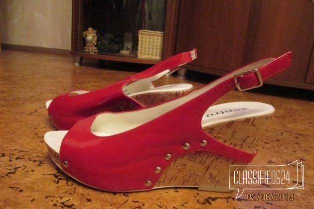 Туфли красные в городе Нижний Новгород, фото 1, стоимость: 300 руб.