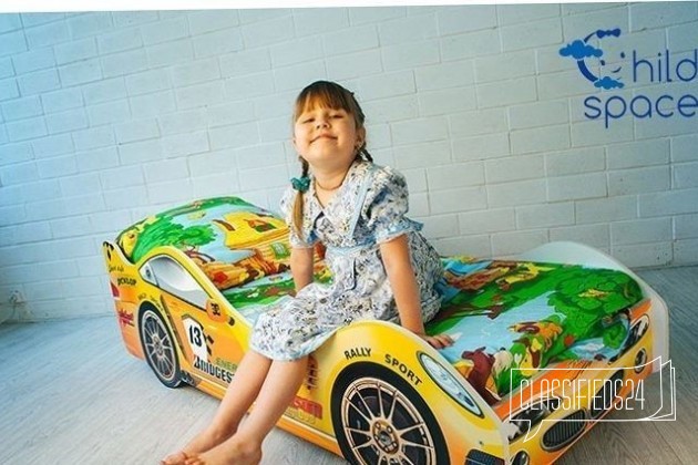Детская кровать машина - Магнитогорск в городе Магнитогорск, фото 1, телефон продавца: +7 (965) 382-79-91