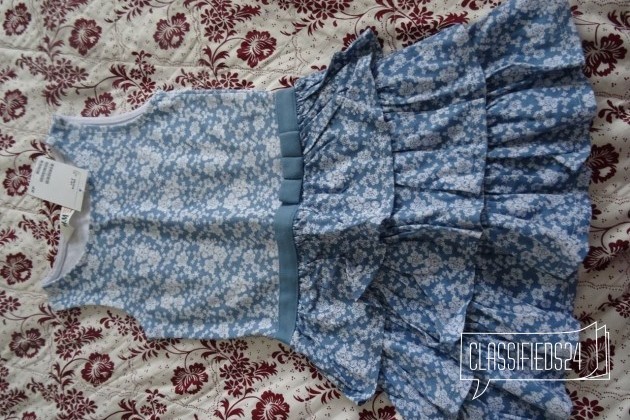 Новое платье HM с воланами, трикотажное в городе Подольск, фото 1, телефон продавца: +7 (909) 926-09-45