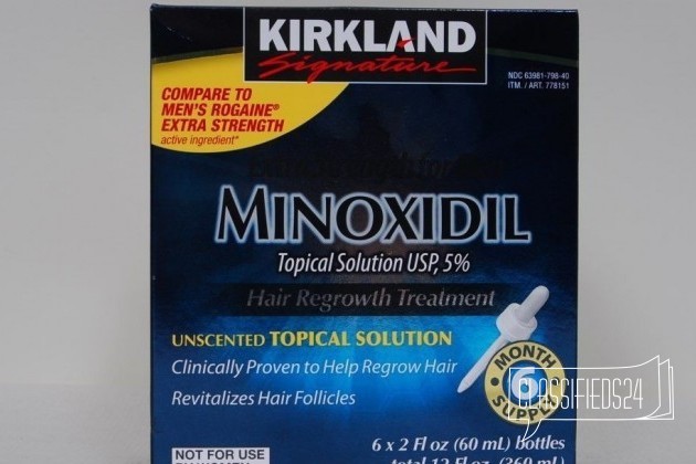 Kirkland Minoxidil 5 Киркланд миноксидил 6 мес в городе Санкт-Петербург, фото 1, Средства для волос