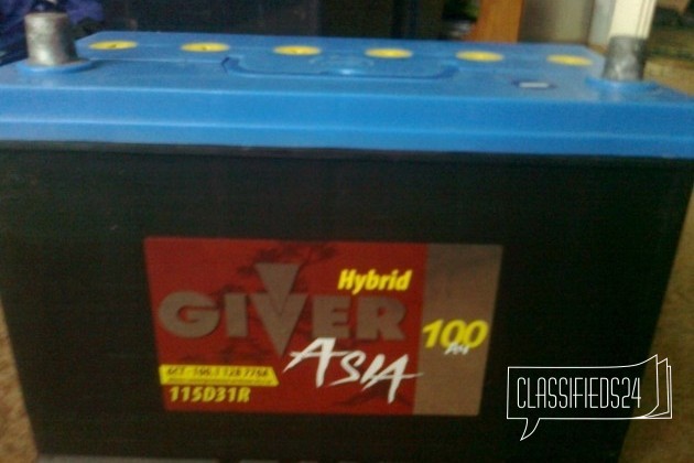 Аккумулятор б/у qiver asia115D31R 100 а/ч в городе Домодедово, фото 1, стоимость: 5 000 руб.
