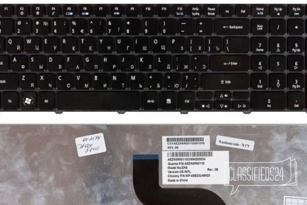 Клавиатура Acer Aspire 5810T в городе Санкт-Петербург, фото 1, телефон продавца: +7 (964) 333-25-55