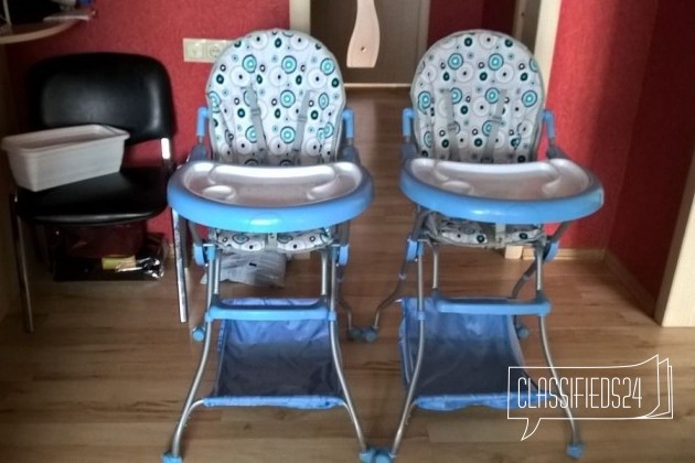 2 удобных стульчика для кормления в городе Анжеро-Судженск, фото 1, Кормление