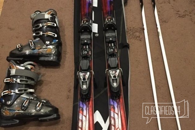 Горные лыжи полный комплект в городе Нижний Новгород, фото 1, телефон продавца: +7 (920) 253-77-99