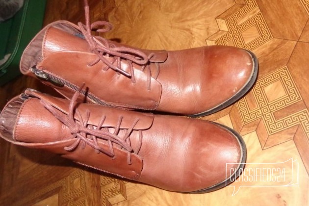 Ботинки кожаные в городе Саратов, фото 2, стоимость: 300 руб.