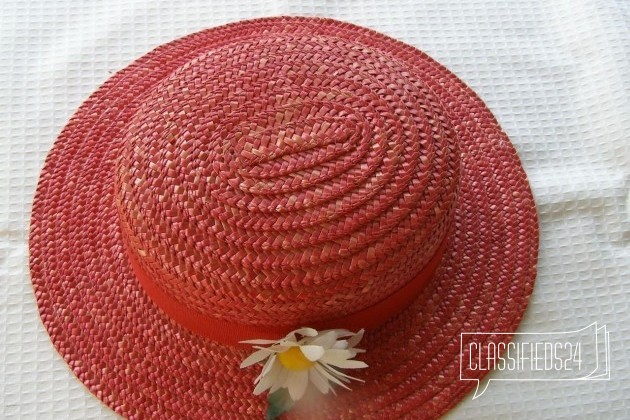 Соломенная шляпка Канотье из Италии в городе Краснодар, фото 1, телефон продавца: +7 (918) 480-22-38