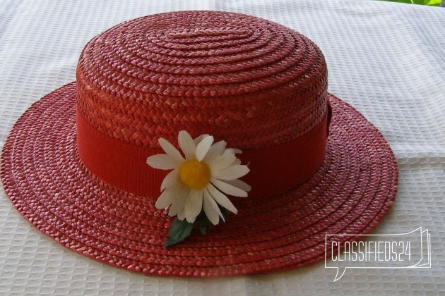 Соломенная шляпка Канотье из Италии в городе Краснодар, фото 3, Другое