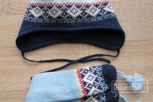 Комплект шапка + шарф р.44-46 в городе Санкт-Петербург, фото 1, Шапки, варежки, шарфы
