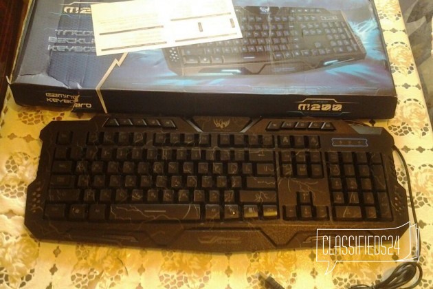 Gaming keyboard геймерская клавиатура светящяя. Об в городе Москва, фото 2, Клавиатуры, мыши, игровые манипуляторы