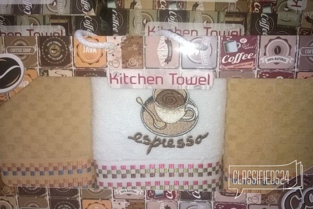 Кухонные полотенца Кофе в городе Ростов-на-Дону, фото 2, стоимость: 400 руб.