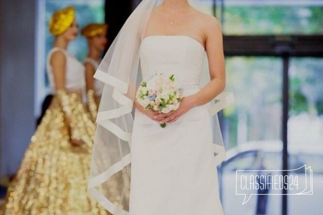 Шелковое свадебное платье в городе Санкт-Петербург, фото 3, стоимость: 25 000 руб.