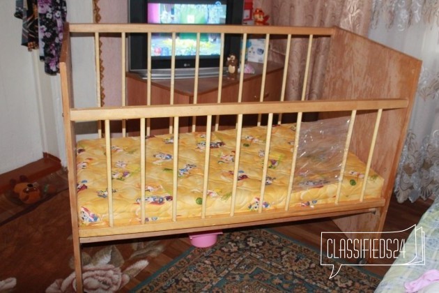 Детская кроватка с матрасом в городе Пенза, фото 1, телефон продавца: +7 (963) 111-15-59