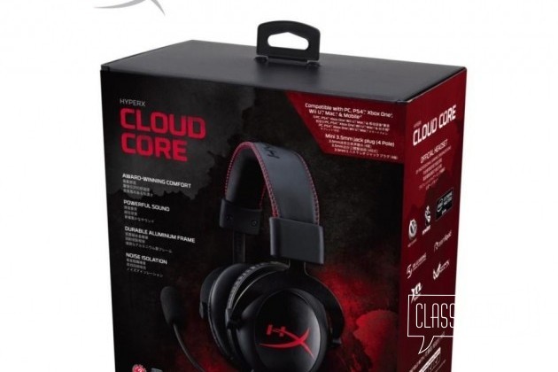 Наушники Kingston HyperX Cloud в городе Омск, фото 2, Компьютерная акустика